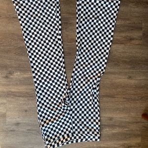 Stretch checker pant